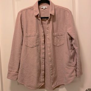 Madewell Pink Women’s shirt /coat, preowned in great condition